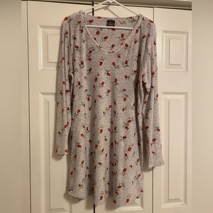 Laura Ashley Ladies Fleece Long Sleeve Nightgown